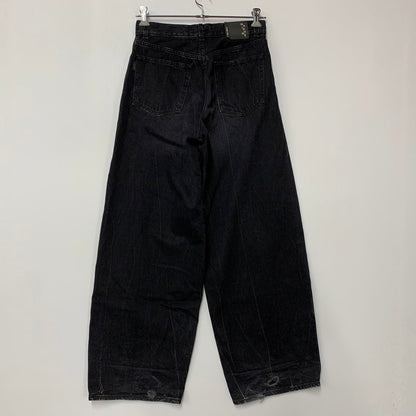 【中古品】【メンズ】 HAIKURE ハイクレ BETHANY JEANS BASSANO BLACK ベサニー ジーンズ パンツ ボトムス 151-250920-as-09-izu サイズ：27 カラー：ブラック 万代Net店