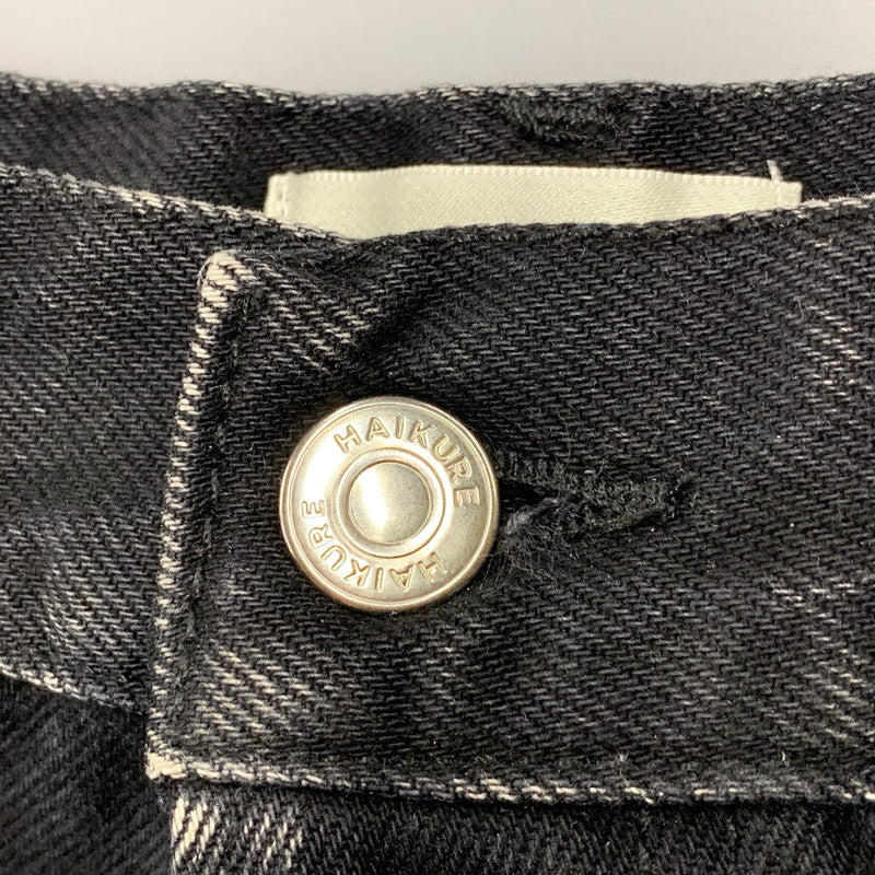【中古品】【メンズ】 HAIKURE ハイクレ BETHANY JEANS BASSANO BLACK ベサニー ジーンズ パンツ ボトムス 151-250920-as-09-izu サイズ：27 カラー：ブラック 万代Net店