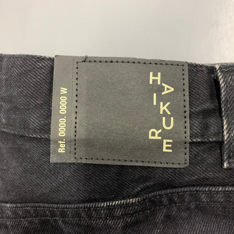 【中古品】【メンズ】 HAIKURE ハイクレ BETHANY JEANS BASSANO BLACK ベサニー ジーンズ パンツ ボトムス 151-250920-as-09-izu サイズ：27 カラー：ブラック 万代Net店