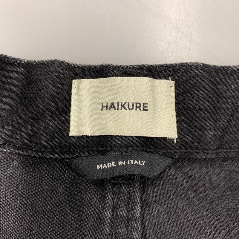 【中古品】【メンズ】 HAIKURE ハイクレ BETHANY JEANS BASSANO BLACK ベサニー ジーンズ パンツ ボトムス 151-250920-as-09-izu サイズ：27 カラー：ブラック 万代Net店
