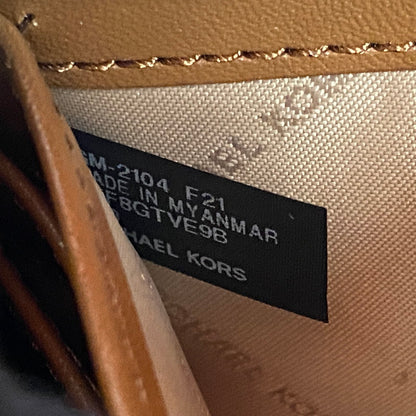 【中古品】【メンズ/レディース】 35F8GTVE9B MK SIGNATURE BROWN シグネチャー ブラウン ラウンドファスナー長財布 200-260102-cs-17-izu カラー：ブラウン 万代Net店