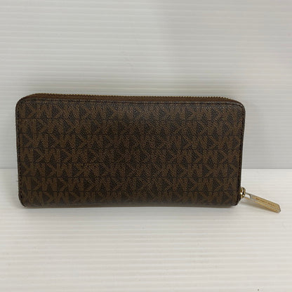 【中古品】【メンズ/レディース】 35F8GTVE9B MK SIGNATURE BROWN シグネチャー ブラウン ラウンドファスナー長財布 200-260102-cs-17-izu カラー：ブラウン 万代Net店