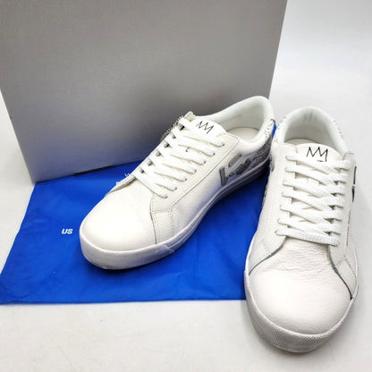 【中古美品】【メンズ】 Sangacio サンガッチョ × JEAN MICHEL BASQUIAT ジャン ミシェル バスキア SG8 WHITE スニーカー シューズ 靴 162-250921-as-28-izu サイズ：27cm カラー：ホワイト 万代Net店