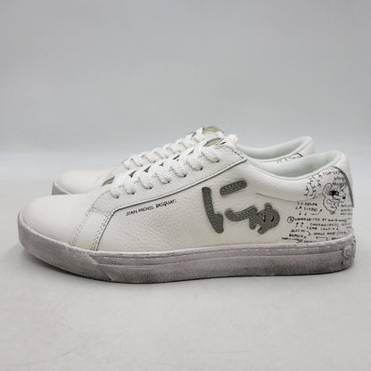 【中古美品】【メンズ】 Sangacio サンガッチョ × JEAN MICHEL BASQUIAT ジャン ミシェル バスキア SG8 WHITE スニーカー シューズ 靴 162-250921-as-28-izu サイズ：27cm カラー：ホワイト 万代Net店