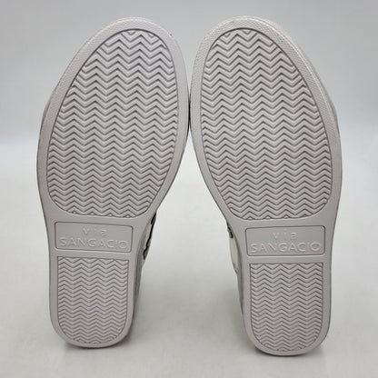 【中古美品】【メンズ】 Sangacio サンガッチョ × JEAN MICHEL BASQUIAT ジャン ミシェル バスキア SG8 WHITE スニーカー シューズ 靴 162-250921-as-28-izu サイズ：27cm カラー：ホワイト 万代Net店