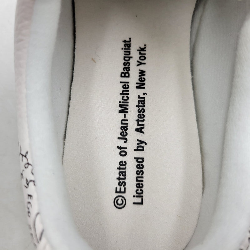 【中古美品】【メンズ】 Sangacio サンガッチョ × JEAN MICHEL BASQUIAT ジャン ミシェル バスキア SG8 WHITE スニーカー シューズ 靴 162-250921-as-28-izu サイズ：27cm カラー：ホワイト 万代Net店