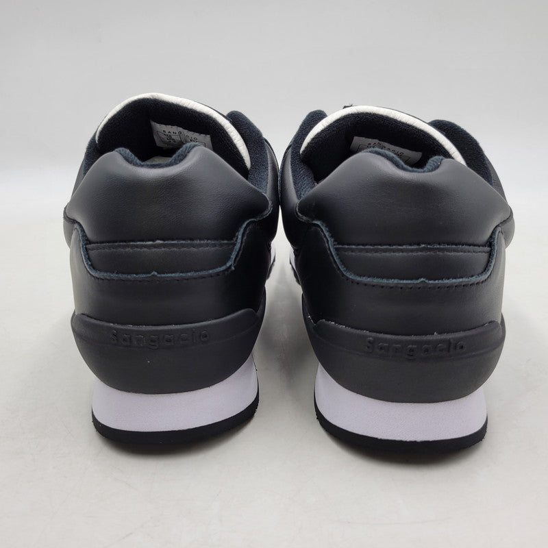 【中古美品】【メンズ】 Sangacio サンガッチョ WHITE BLACK ホワイト ブラック スニーカー シューズ 靴 162-250921-as-27-izu サイズ：27cm カラー：ホワイト×ブラック 万代Net店