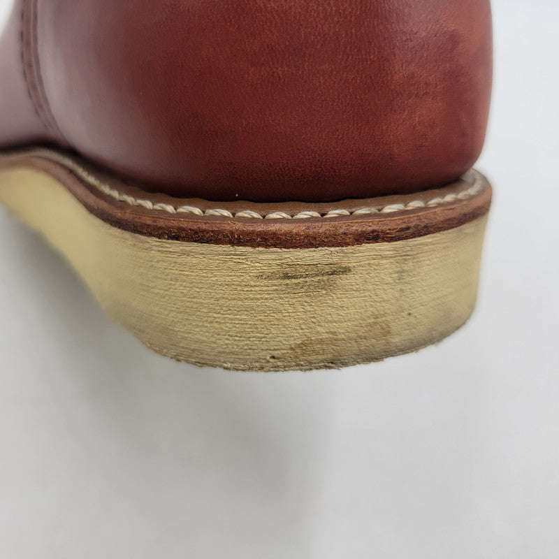 【中古品】【メンズ】 RED WING レッドウィング PECOS BOOTS 8866 ペコスブーツ USA製 刺繍羽タグ シューズ 靴 164-250921-as-31-izu サイズ：26.5cm カラー：レッド系 万代Net店