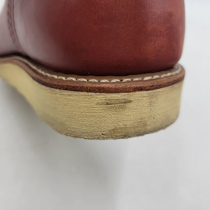 【中古品】【メンズ】 RED WING レッドウィング PECOS BOOTS 8866 ペコスブーツ USA製 刺繍羽タグ シューズ 靴 164-250921-as-31-izu サイズ：26.5cm カラー：レッド系 万代Net店