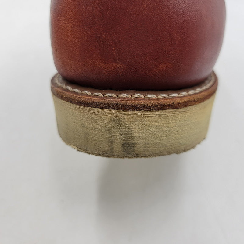 【中古品】【メンズ】 RED WING レッドウィング PECOS BOOTS 8866 ペコスブーツ USA製 刺繍羽タグ シューズ 靴 164-250921-as-31-izu サイズ：26.5cm カラー：レッド系 万代Net店