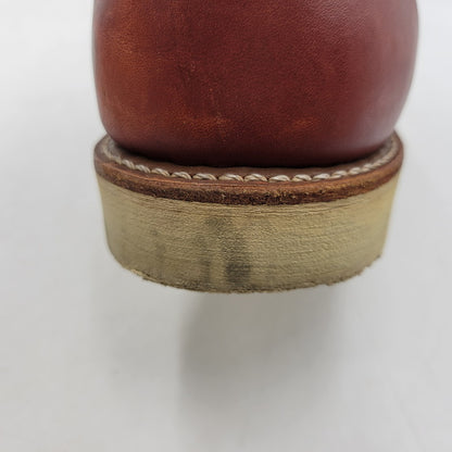 【中古品】【メンズ】 RED WING レッドウィング PECOS BOOTS 8866 ペコスブーツ USA製 刺繍羽タグ シューズ 靴 164-250921-as-31-izu サイズ：26.5cm カラー：レッド系 万代Net店