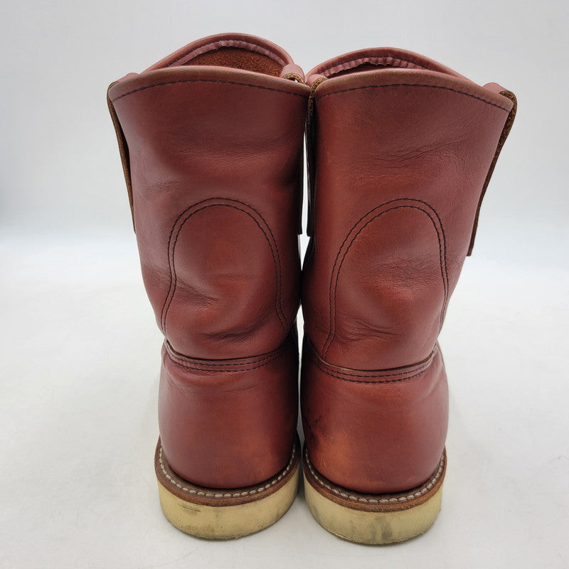 【中古品】【メンズ】 RED WING レッドウィング PECOS BOOTS 8866 ペコスブーツ USA製 刺繍羽タグ シューズ 靴 164-250921-as-31-izu サイズ：26.5cm カラー：レッド系 万代Net店