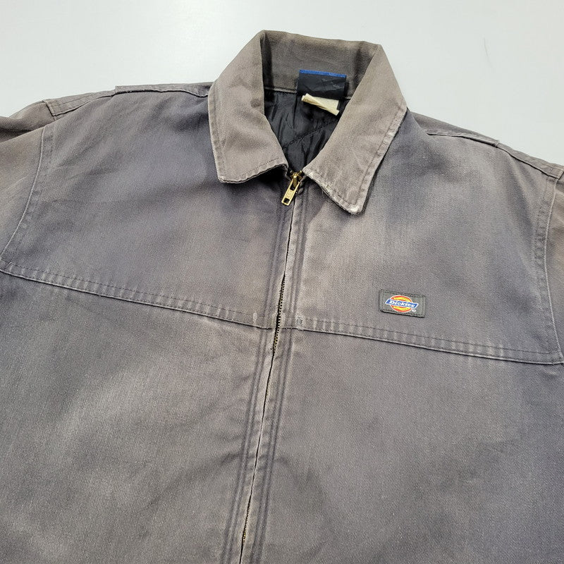 【現状渡し品】【メンズ】 Dickies ディッキーズ QUILTING LINER WORK JACKET キルティング ライナー ワークジャケット 鬼フェード アウター 146-250921-as-17-izu サイズ：L カラー：グレー系 万代Net店