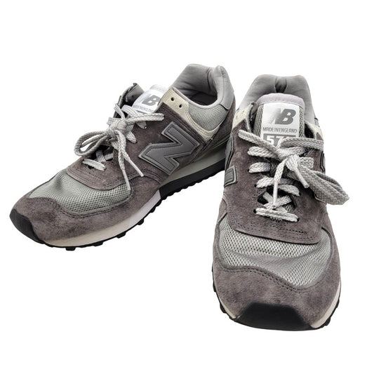 【中古品】【メンズ】 NEW BALANCE ニューバランス OU576PGL 英国製 576 スニーカー シューズ 靴 162-250922-ya-11-izu サイズ：US9 カラー：グレー 万代Net店