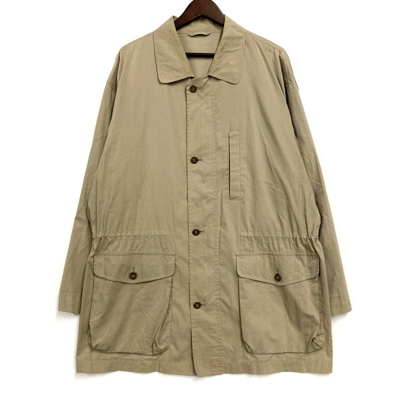 【中古品】【メンズ】 BBN18-621-74 SOUTIEN COLLAR COAT サテン カラー コート アウター 141-251007-ya-10-izu サイズ：L カラー：ベージュ 万代Net店