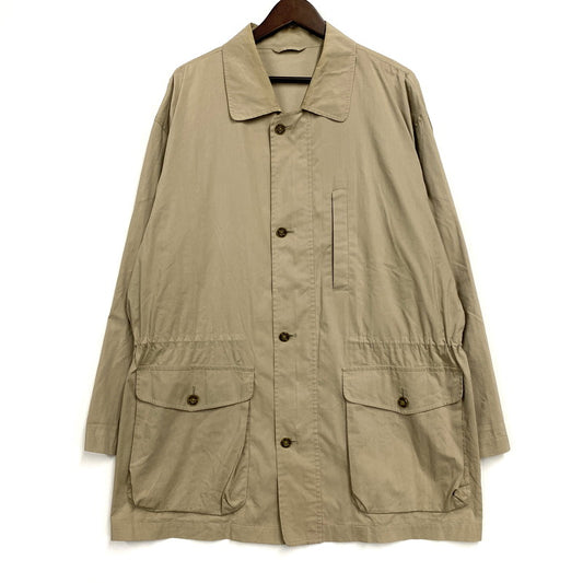 【中古品】【メンズ】 Burberrys バーバリーズ BBN18-621-74 SOUTIEN COLLAR COAT サテン カラー コート アウター 141-251007-ya-10-izu サイズ：L カラー：ベージュ 万代Net店
