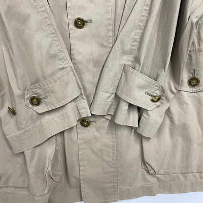 【中古品】【メンズ】 BBN18-621-74 SOUTIEN COLLAR COAT サテン カラー コート アウター 141-251007-ya-10-izu サイズ：L カラー：ベージュ 万代Net店