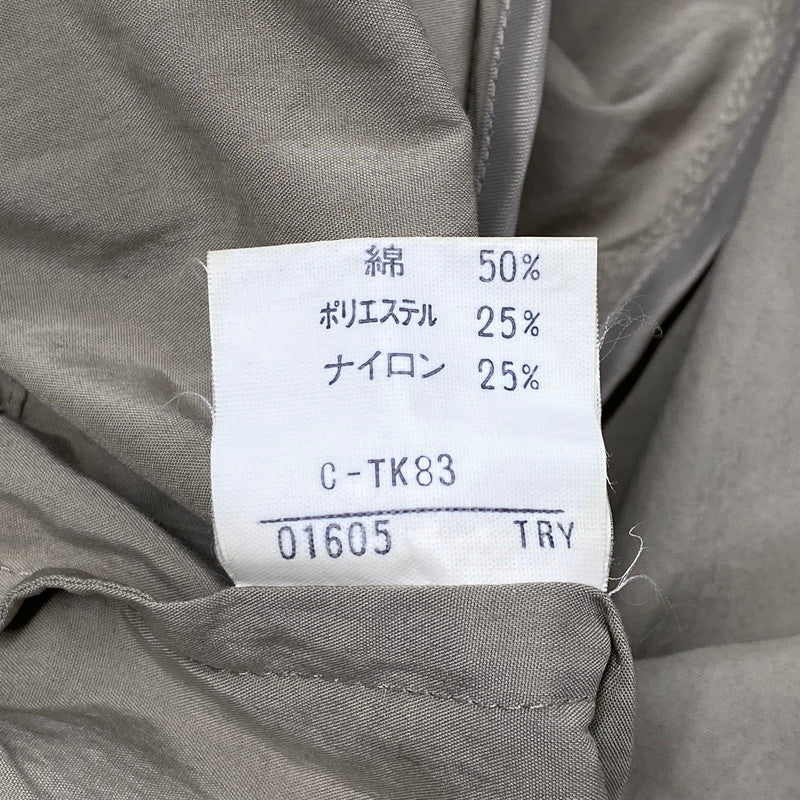 【中古品】【メンズ】 BBN18-621-74 SOUTIEN COLLAR COAT サテン カラー コート アウター 141-251007-ya-10-izu サイズ：L カラー：ベージュ 万代Net店