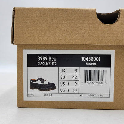 【中古美品】【メンズ】 Dr.Martens ドクターマーチン DR.MARTENS 10458001 3989BEX BROGUE SHOES ブローグシューズ 靴 164-250930-ya-10-izu サイズ：UK8 カラー：BLACK/WHITE 万代Net店