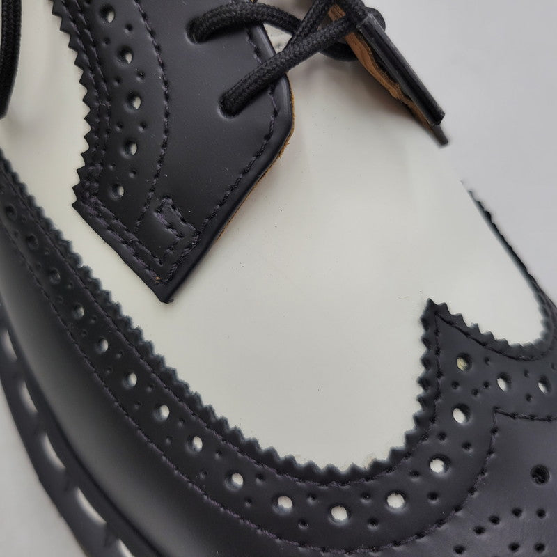 【中古美品】【メンズ】 Dr.Martens ドクターマーチン DR.MARTENS 10458001 3989BEX BROGUE SHOES ブローグシューズ 靴 164-250930-ya-10-izu サイズ：UK8 カラー：BLACK/WHITE 万代Net店