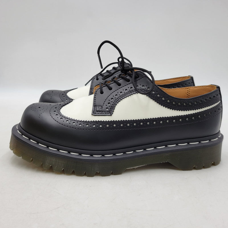 【中古美品】【メンズ】 Dr.Martens ドクターマーチン DR.MARTENS 10458001 3989BEX BROGUE SHOES ブローグシューズ 靴 164-250930-ya-10-izu サイズ：UK8 カラー：BLACK/WHITE 万代Net店