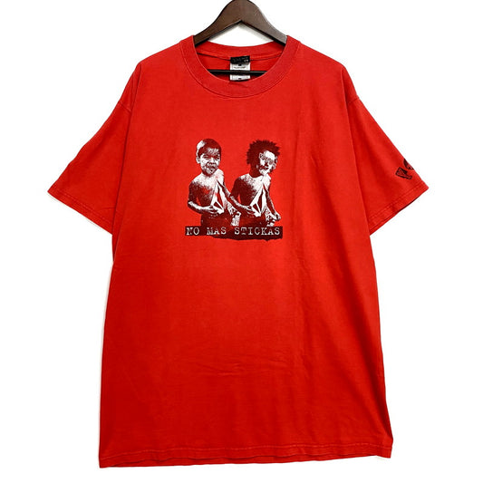 【中古品】【メンズ】 OLD VOLCOM オールド ボルコム 90-00S NO MAS STICKAS ノー マス ステッカー SS TEE ショートスリーブ Ｔシャツ トップス 半袖 146-250926-ya-04-izu サイズ：XL カラー：レッド 万代Net店