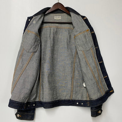 【中古品】【メンズ】 14.5OZ デニムディーンジャケット アウター 145-250923-as-04-izu サイズ：40 カラー：インディゴ 万代Net店