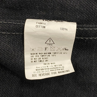 【中古品】【メンズ】 ZIP UP BLACK DENIM JACKET ジップアップ ブラック デニムジャケット アウター 145-250923-as-03-izu サイズ：M 36-38 カラー：ブラック 万代Net店