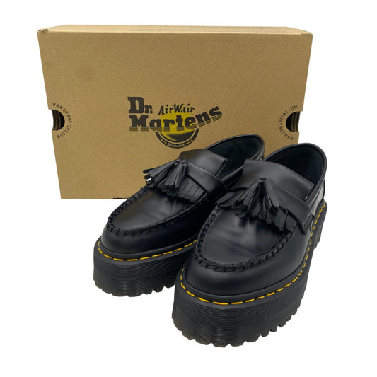【中古美品】【レディース】 Dr.Martens ドクターマーチン ADRIAN QUAD BLACK SMOOTH エイドリアン クアッド ブラック スムース シューズ 靴 167-250923-as-02-izu サイズ：UK4 カラー：ブラック 万代Net店
