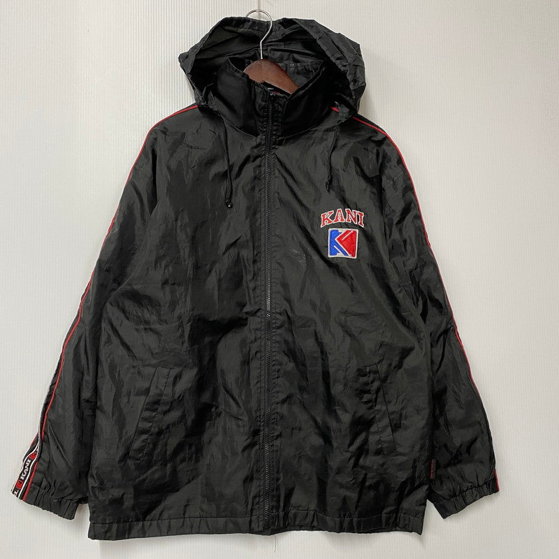 【現状渡し品】【メンズ】 KARL KANI カールカナイ NYLON JACKET ナイロンジャケット アウター 146-251031-as-25-izu サイズ：L カラー：ブラック 万代Net店