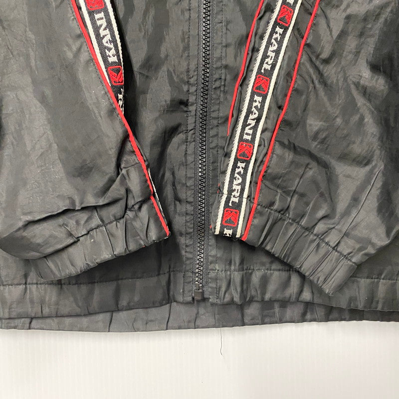 【現状渡し品】【メンズ】 KARL KANI カールカナイ NYLON JACKET ナイロンジャケット アウター 146-251031-as-25-izu サイズ：L カラー：ブラック 万代Net店