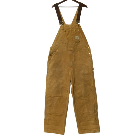 【中古品】【メンズ】 Carhartt カーハート BIB OVERALL COTTON DUCK R01 BRN ビブ オーバーオール コットン ダック パンツ ボトムス 157-250923-as-08-izu サイズ：40×30 カラー：ブラウン 万代Net店