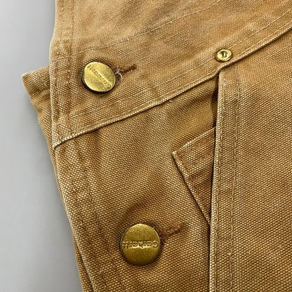 【中古品】【メンズ】 BIB OVERALL COTTON DUCK R01 BRN ビブ オーバーオール コットン ダック パンツ ボトムス 157-250923-as-08-izu サイズ：40×30 カラー：ブラウン 万代Net店
