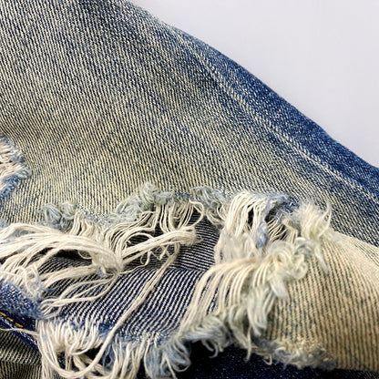 【中古品】【メンズ】 S71LA0519 COLOR STITCH DAMAGE DENIM PANTS カラー ステッチ ダメージ デニム パンツ ズボン ボトムス 152-250926-ya-13-izu サイズ：46 カラー：インディゴ 万代Net店