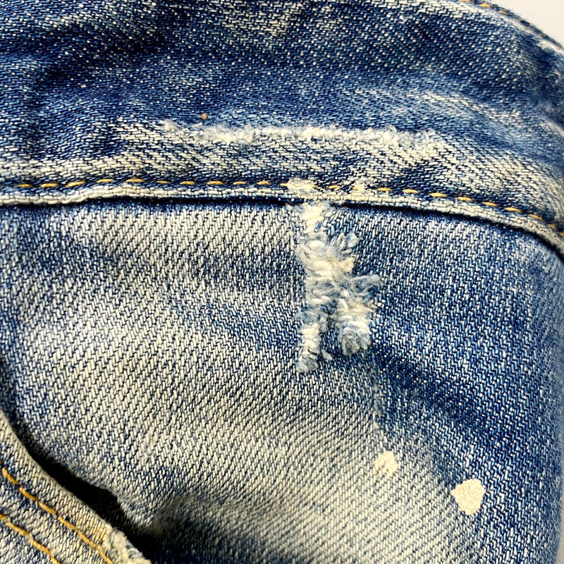 【中古品】【メンズ】 S71LA0738 STAMP PATCH SLIM JEANS スタンプ パッチ スリム ジーンズ ズボン ボトムス 152-250926-ya-12-izu サイズ：44 カラー：インディゴ 万代Net店