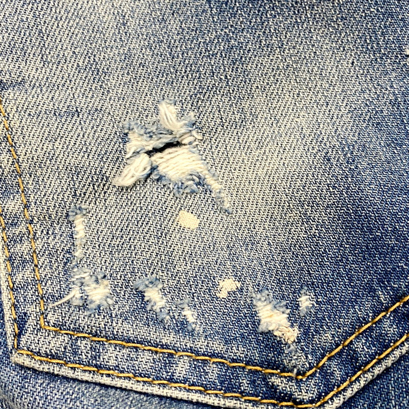 【中古品】【メンズ】 S71LA0738 STAMP PATCH SLIM JEANS スタンプ パッチ スリム ジーンズ ズボン ボトムス 152-250926-ya-12-izu サイズ：44 カラー：インディゴ 万代Net店