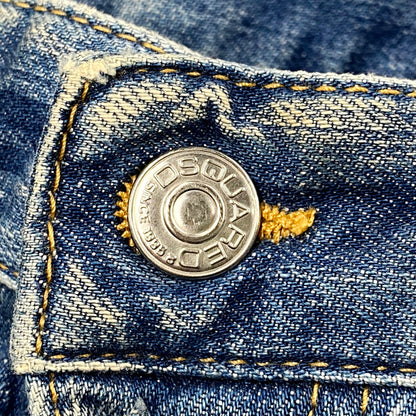 【中古品】【メンズ】 S71LA0738 STAMP PATCH SLIM JEANS スタンプ パッチ スリム ジーンズ ズボン ボトムス 152-250926-ya-12-izu サイズ：44 カラー：インディゴ 万代Net店