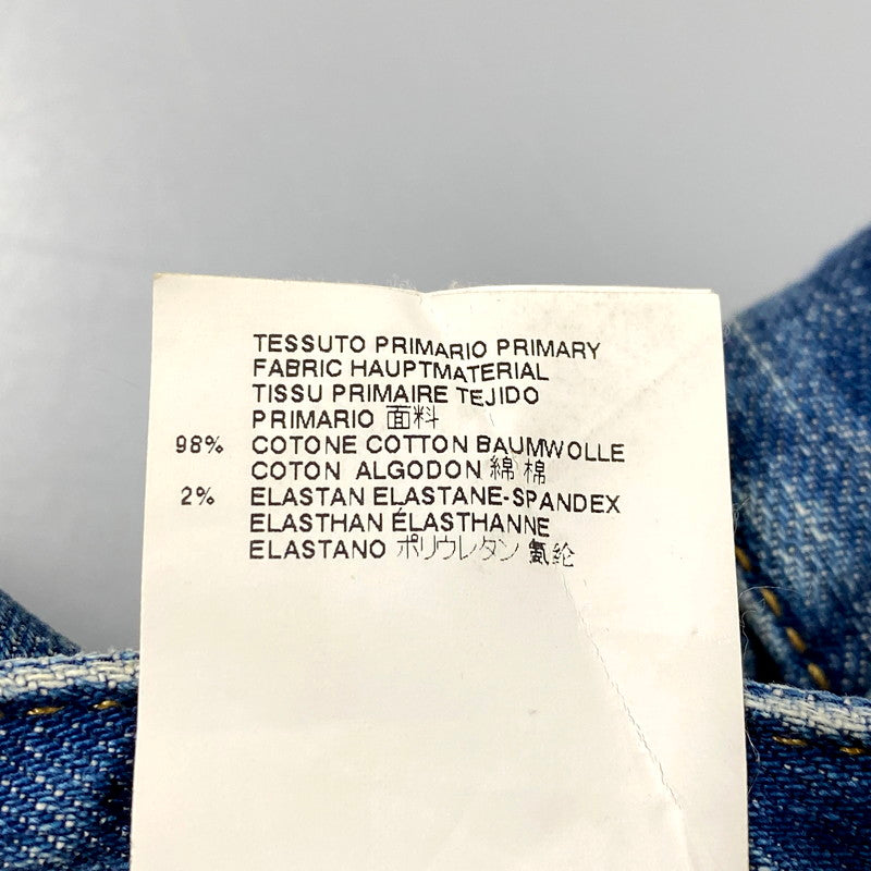 【中古品】【メンズ】 S71LA0738 STAMP PATCH SLIM JEANS スタンプ パッチ スリム ジーンズ ズボン ボトムス 152-250926-ya-12-izu サイズ：44 カラー：インディゴ 万代Net店