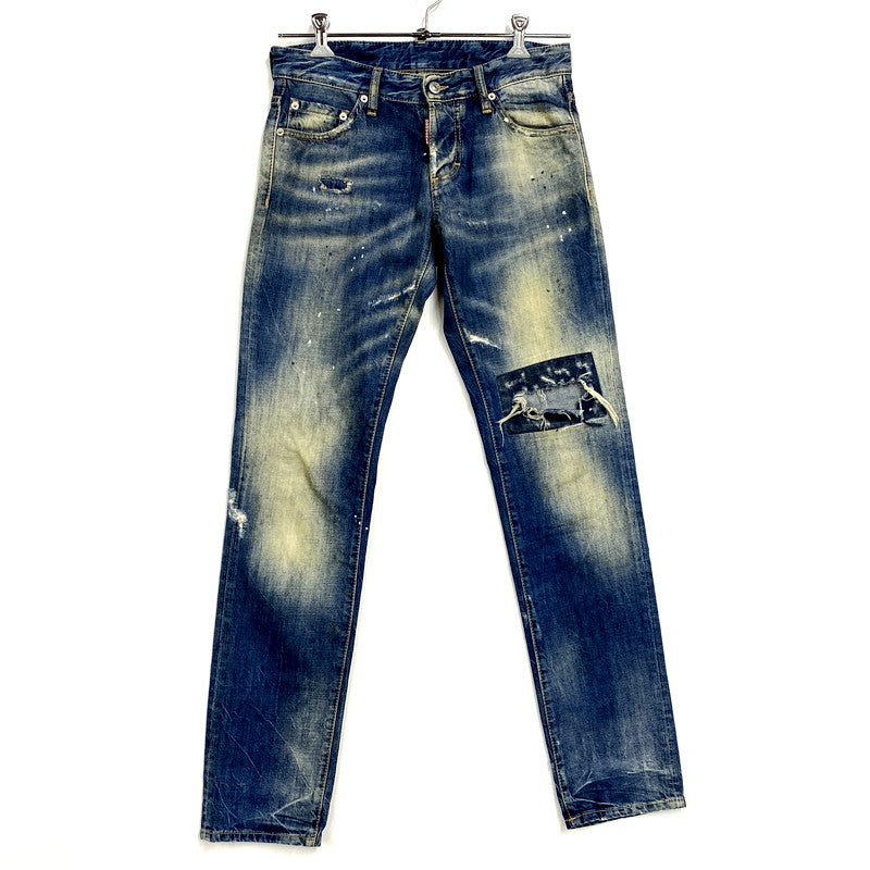 【中古品】【メンズ】 S74LA0592 DAMAGE DENIM PANTS ダメージ デニム パンツ ズボン ボトムス 152-250926-ya-11-izu サイズ：44 カラー：インディゴ 万代Net店