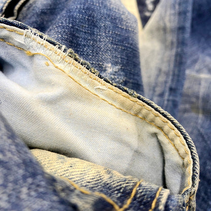 【中古品】【メンズ】 S74LA0592 DAMAGE DENIM PANTS ダメージ デニム パンツ ズボン ボトムス 152-250926-ya-11-izu サイズ：44 カラー：インディゴ 万代Net店