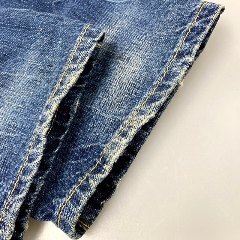 【中古品】【メンズ】 S74LA0592 DAMAGE DENIM PANTS ダメージ デニム パンツ ズボン ボトムス 152-250926-ya-11-izu サイズ：44 カラー：インディゴ 万代Net店