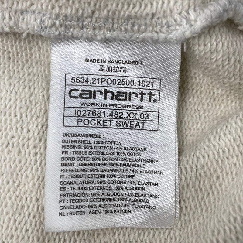 【中古品】【メンズ】 CARHARTT WIP カーハート ワークインプログレス I027681 POCKET SWEATSHIRT ポケット スウェットシャツ トップス トレーナー 142-251007-ya-04-izu サイズ：XXL カラー：ASH GREY 万代Net店