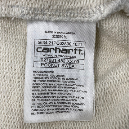 【中古品】【メンズ】 CARHARTT WIP カーハート ワークインプログレス I027681 POCKET SWEATSHIRT ポケット スウェットシャツ トップス トレーナー 142-251007-ya-04-izu サイズ：XXL カラー：ASH GREY 万代Net店