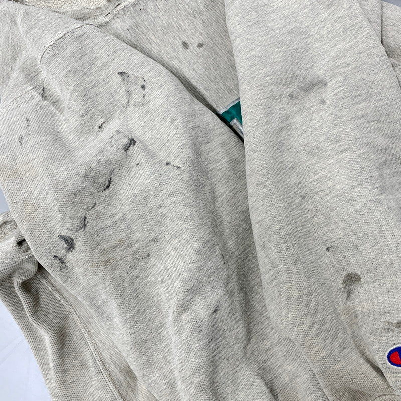 【現状渡し品】【メンズ】 Champion チャンピオン USA製 刺繍タグ REVERSE WEAVE リバースウィーブ 90S LUTHERAN BROTHERHOOD UNIVERSITY SWEATSHIRT ルーテル ブラザーフッド ユニバーシティ スウェットシャツ トップス 長袖 146-250925-cs-07-izu サイズ：XL カラー：グレー 万代Net店