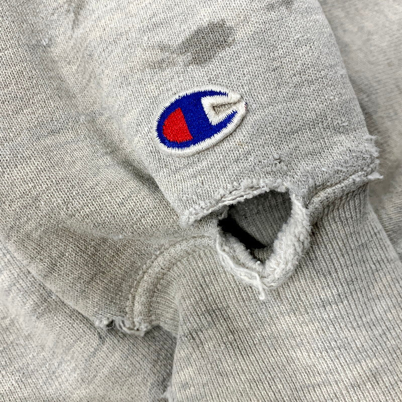 【現状渡し品】【メンズ】 Champion チャンピオン USA製 刺繍タグ REVERSE WEAVE リバースウィーブ 90S LUTHERAN BROTHERHOOD UNIVERSITY SWEATSHIRT ルーテル ブラザーフッド ユニバーシティ スウェットシャツ トップス 長袖 146-250925-cs-07-izu サイズ：XL カラー：グレー 万代Net店