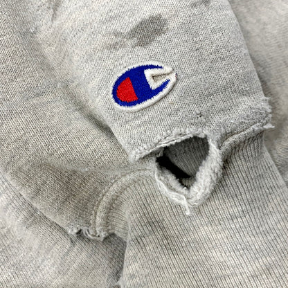 【現状渡し品】【メンズ】 Champion チャンピオン USA製 刺繍タグ REVERSE WEAVE リバースウィーブ 90S LUTHERAN BROTHERHOOD UNIVERSITY SWEATSHIRT ルーテル ブラザーフッド ユニバーシティ スウェットシャツ トップス 長袖 146-250925-cs-07-izu サイズ：XL カラー：グレー 万代Net店