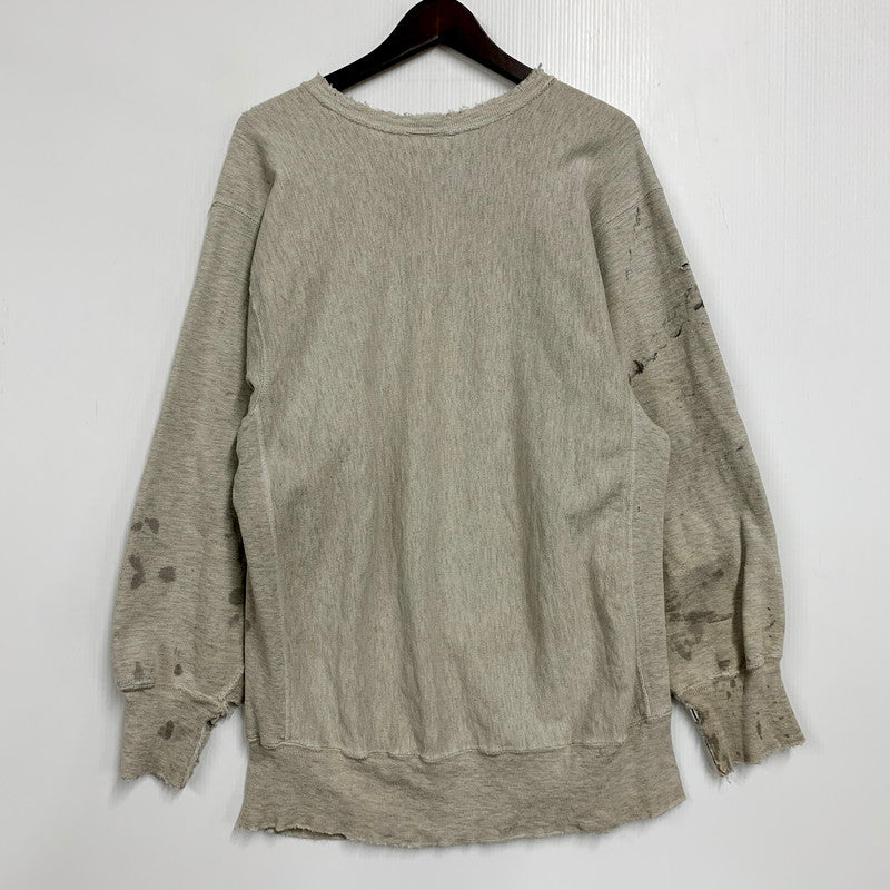 【現状渡し品】【メンズ】 Champion チャンピオン USA製 刺繍タグ REVERSE WEAVE リバースウィーブ 90S LUTHERAN BROTHERHOOD UNIVERSITY SWEATSHIRT ルーテル ブラザーフッド ユニバーシティ スウェットシャツ トップス 長袖 146-250925-cs-07-izu サイズ：XL カラー：グレー 万代Net店