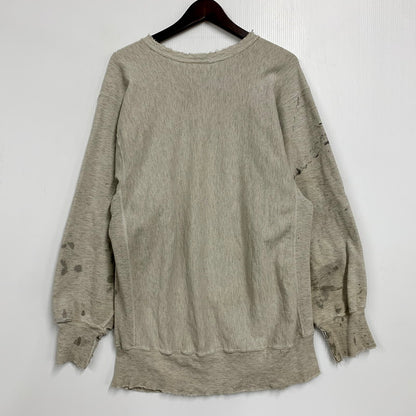 【現状渡し品】【メンズ】 Champion チャンピオン USA製 刺繍タグ REVERSE WEAVE リバースウィーブ 90S LUTHERAN BROTHERHOOD UNIVERSITY SWEATSHIRT ルーテル ブラザーフッド ユニバーシティ スウェットシャツ トップス 長袖 146-250925-cs-07-izu サイズ：XL カラー：グレー 万代Net店