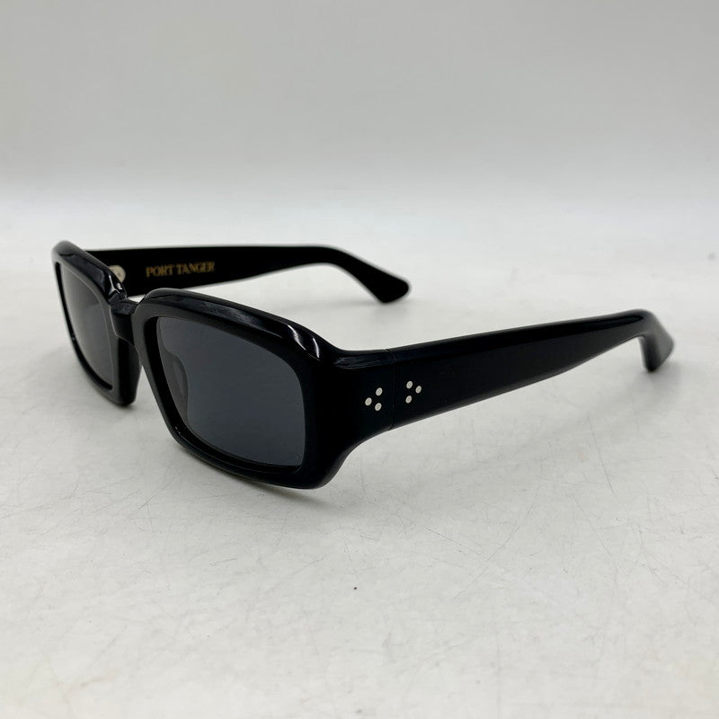 【中古品】【メンズ/レディース】 PORT TANGER ポートタンジェ 53 23 140 MEKTOUB SUNGLASSES メクトゥーブ サングラス 203-250927-ya-13-izu サイズ：53口23-140 カラー：ブラック 万代Net店