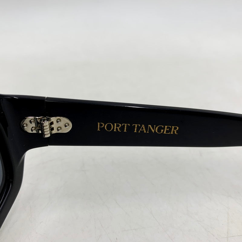 【中古品】【メンズ/レディース】 PORT TANGER ポートタンジェ 53 23 140 MEKTOUB SUNGLASSES メクトゥーブ サングラス 203-250927-ya-13-izu サイズ：53口23-140 カラー：ブラック 万代Net店